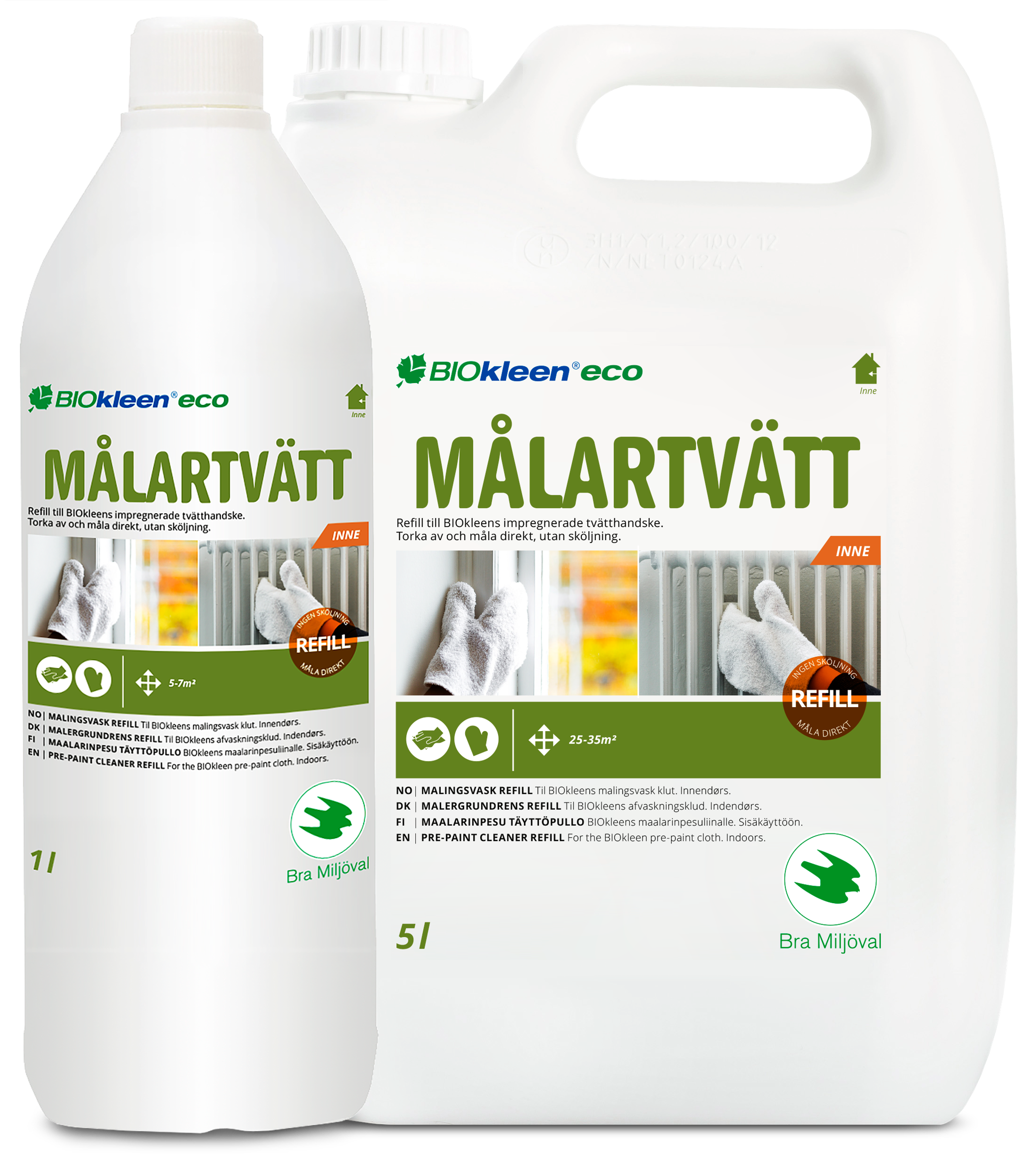 Målartvätt Inne Refill Eco