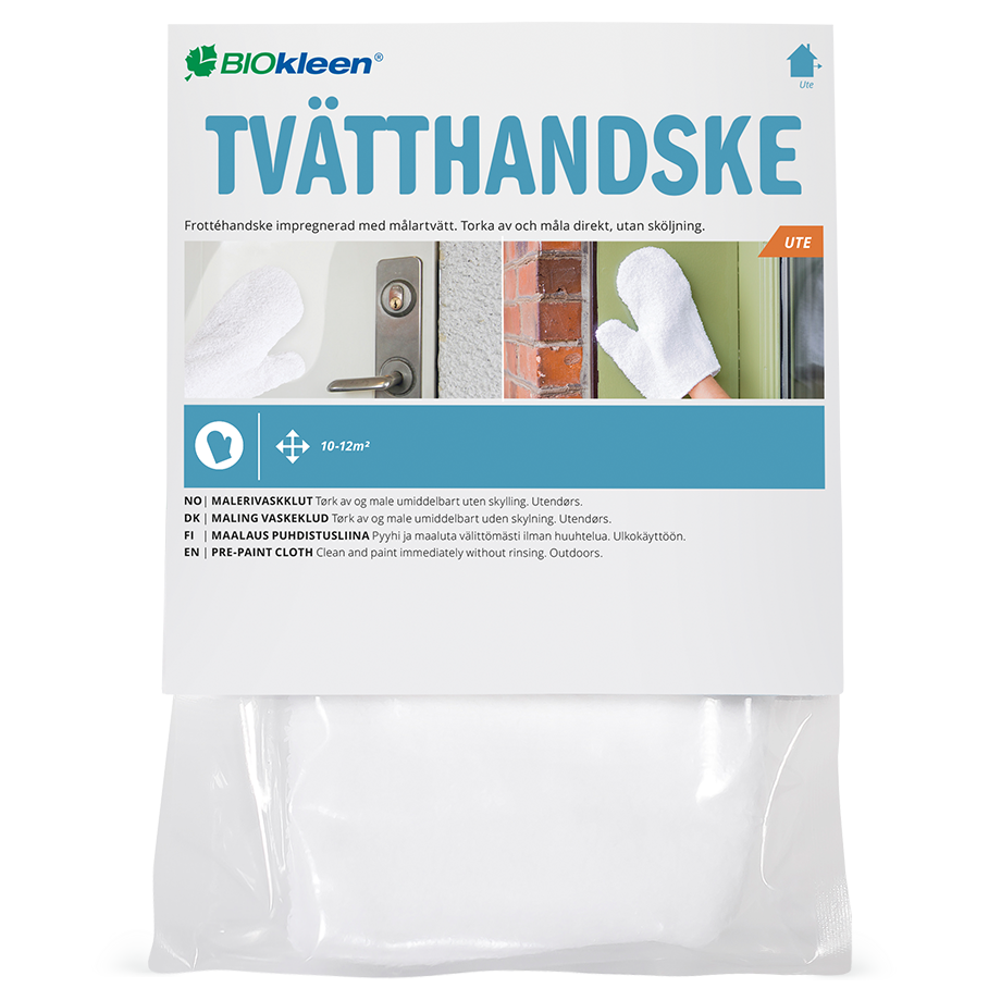 Tvätthandske Ute